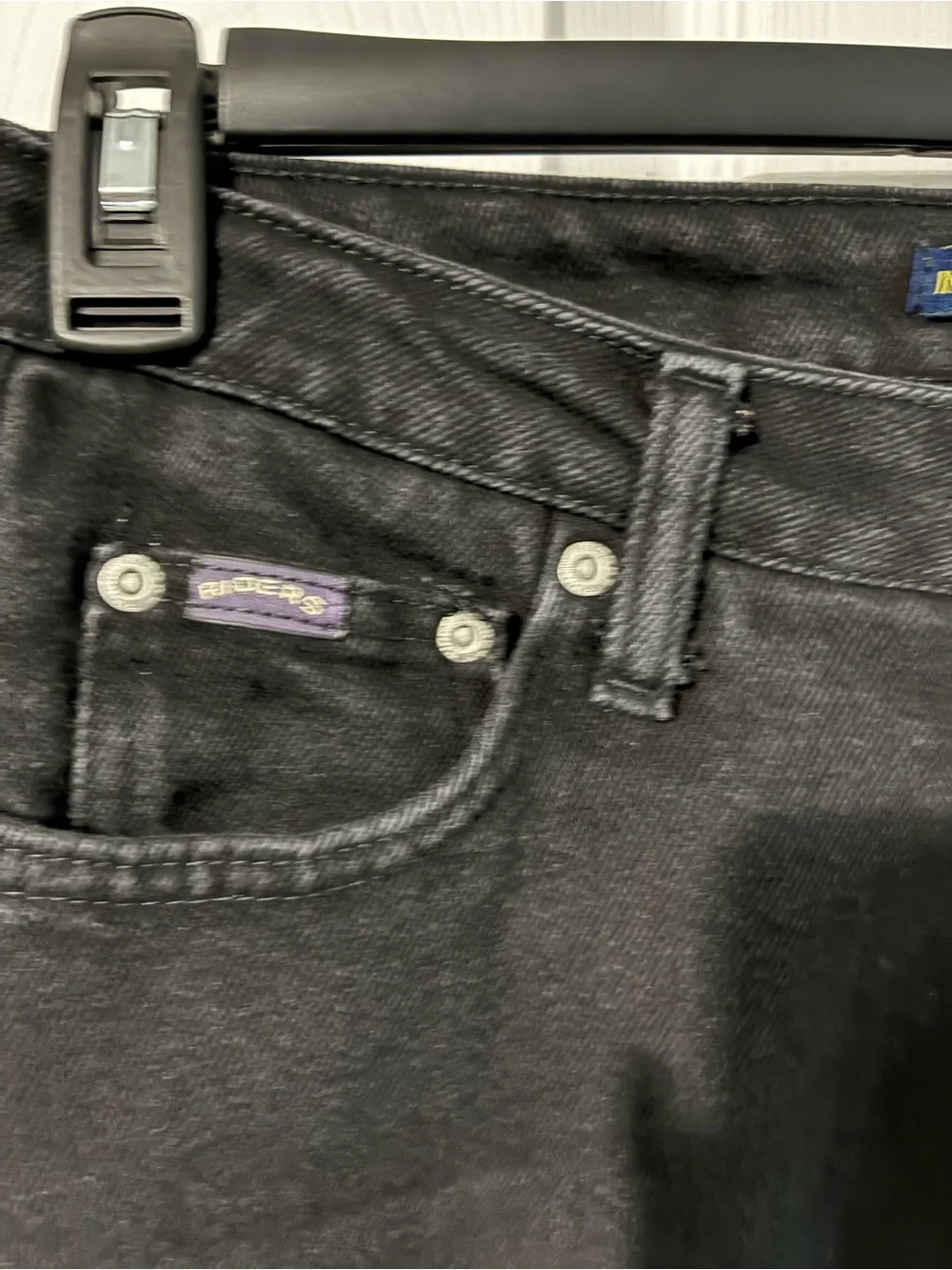 Riders by Lee Black Straight-Leg Women's Jeans